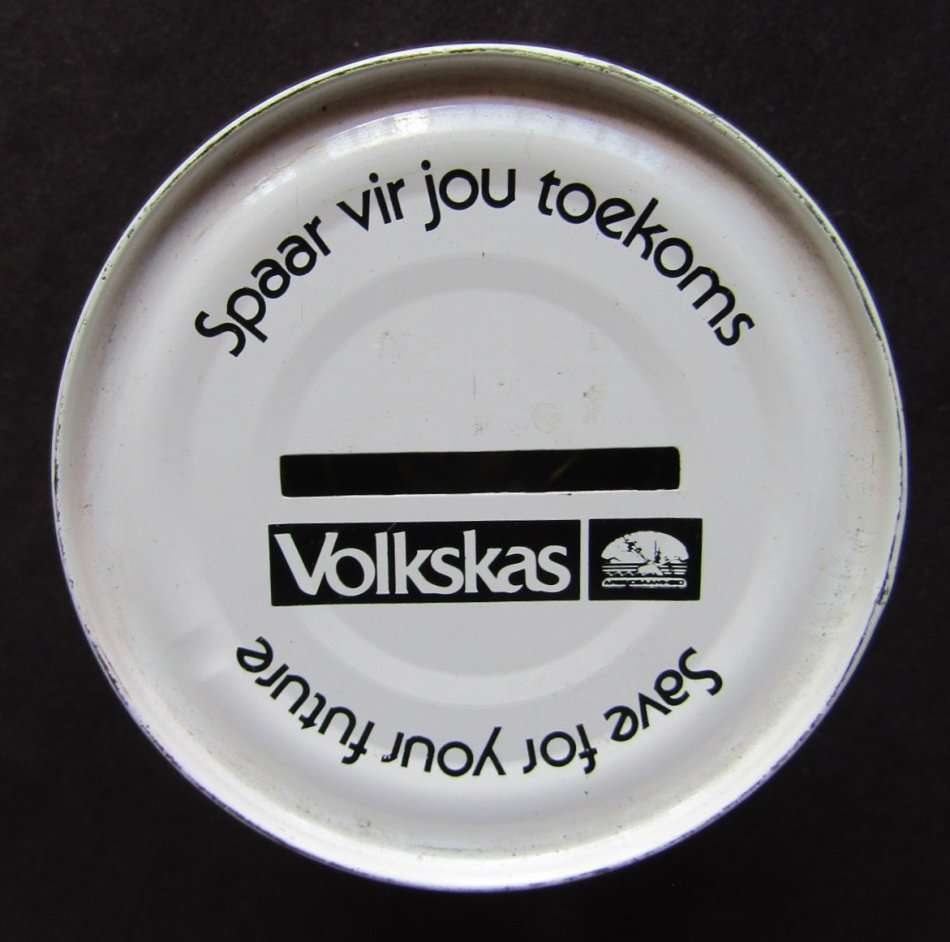 Old Volkskas Metal Money Box