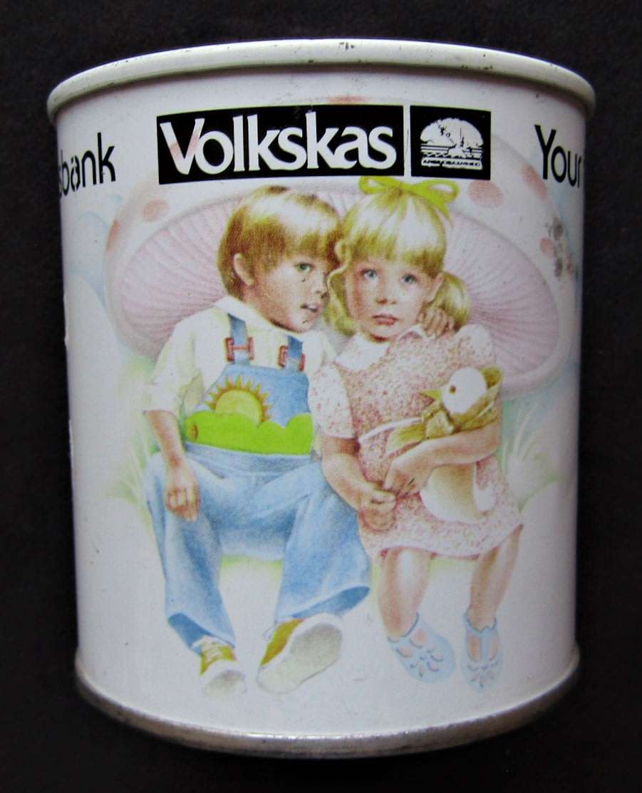 Old Volkskas Metal Money Box