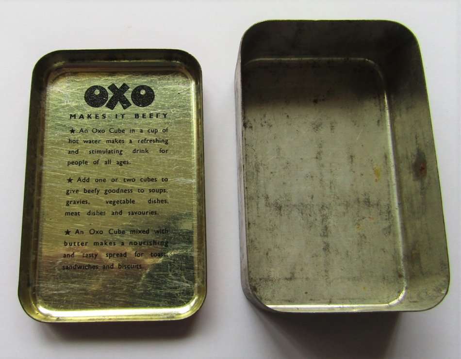 Old Made in Southern Rhodesia Oxo Cubes Metal Tin