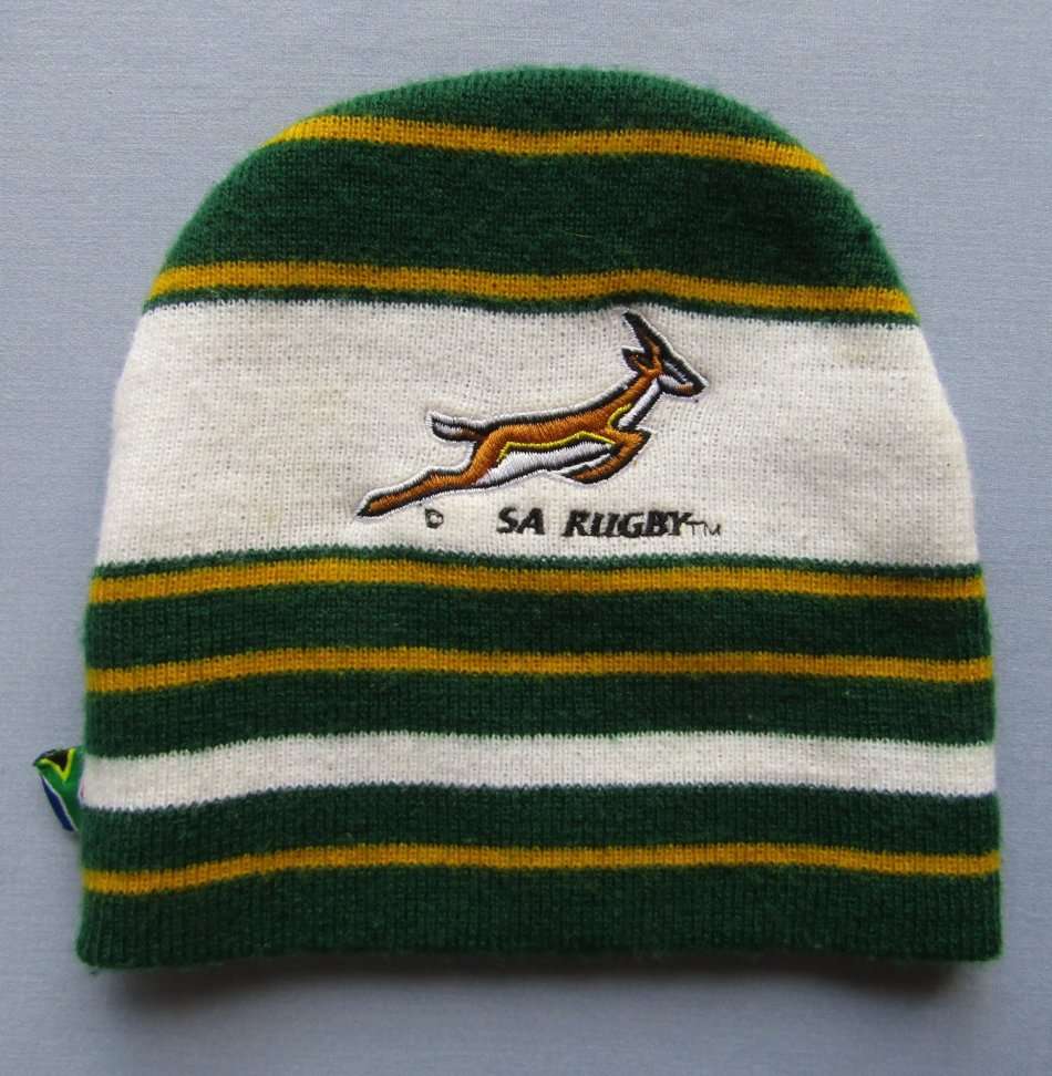 Old SA Springbok Rugby Beanie Cap