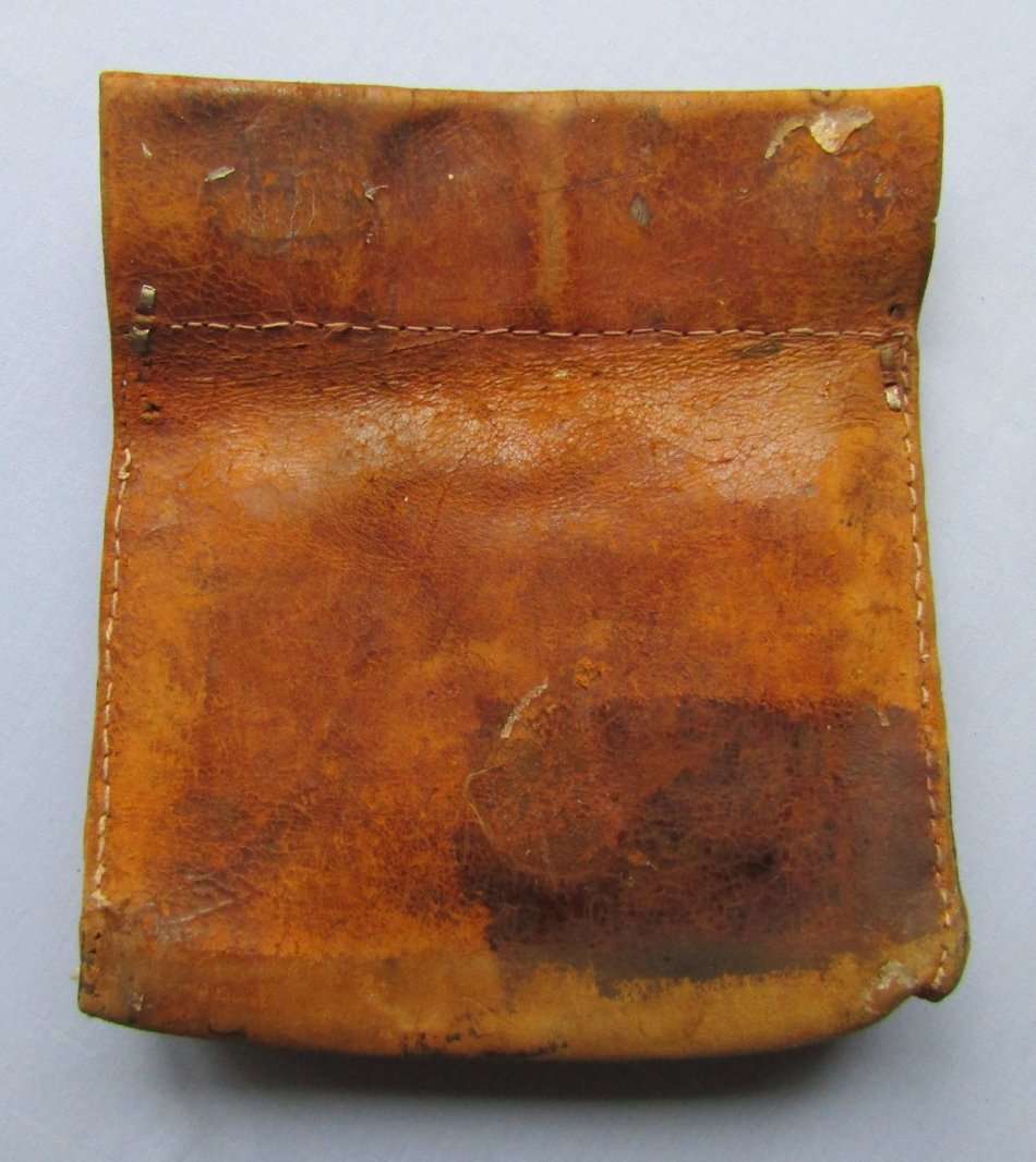 Vintage Leather Pouch Bag