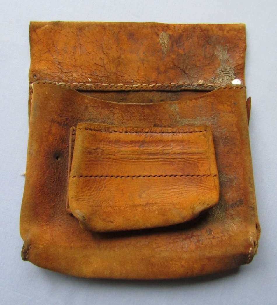 Vintage Leather Pouch Bag