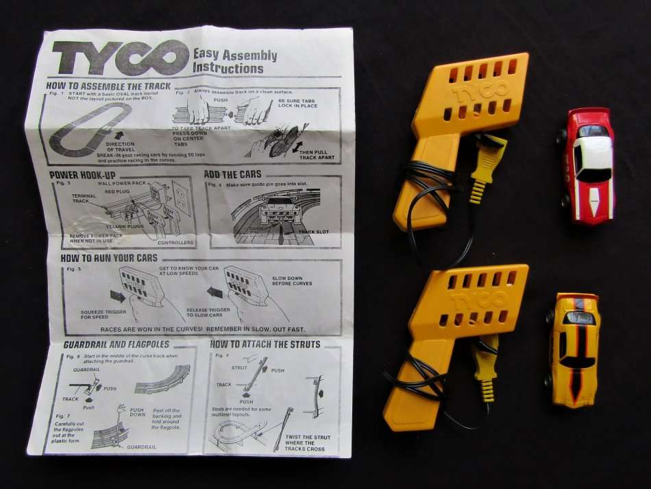 Old Tyco G.T. South Africa Electric Slot Car Set