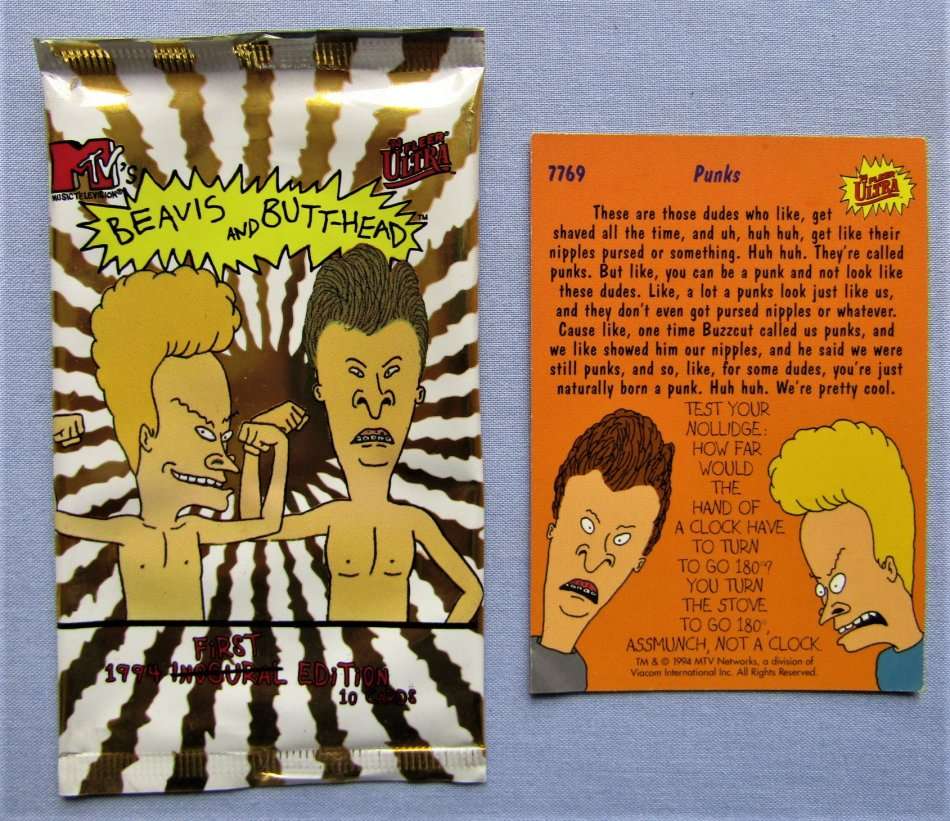 16 Trading Cards - Beavis and Butt-Head (1994)