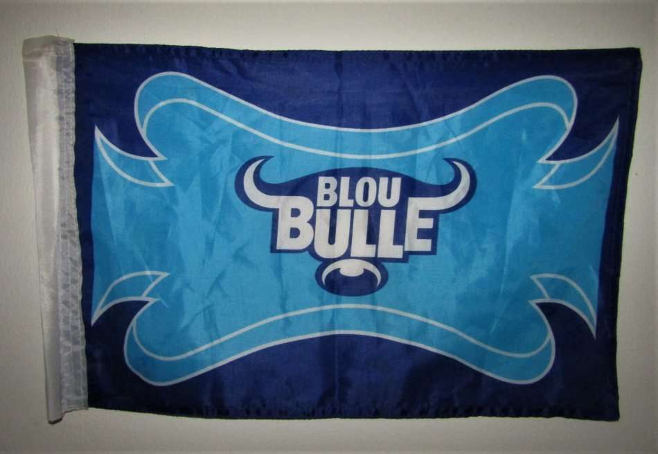 Old Blou Bulle Rugby Flag