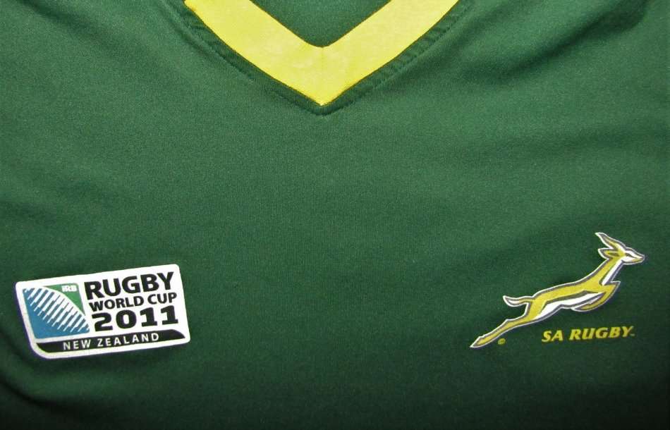 2011 World Cup Springbok Rugby Shirt - Large Size