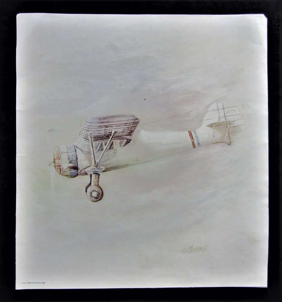 1934 Luscombe Phantom Aircraft Poster