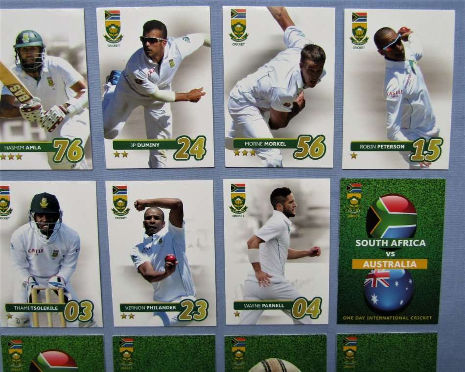 30 Trading Cards - My Players Big Ball Cricket (2014)