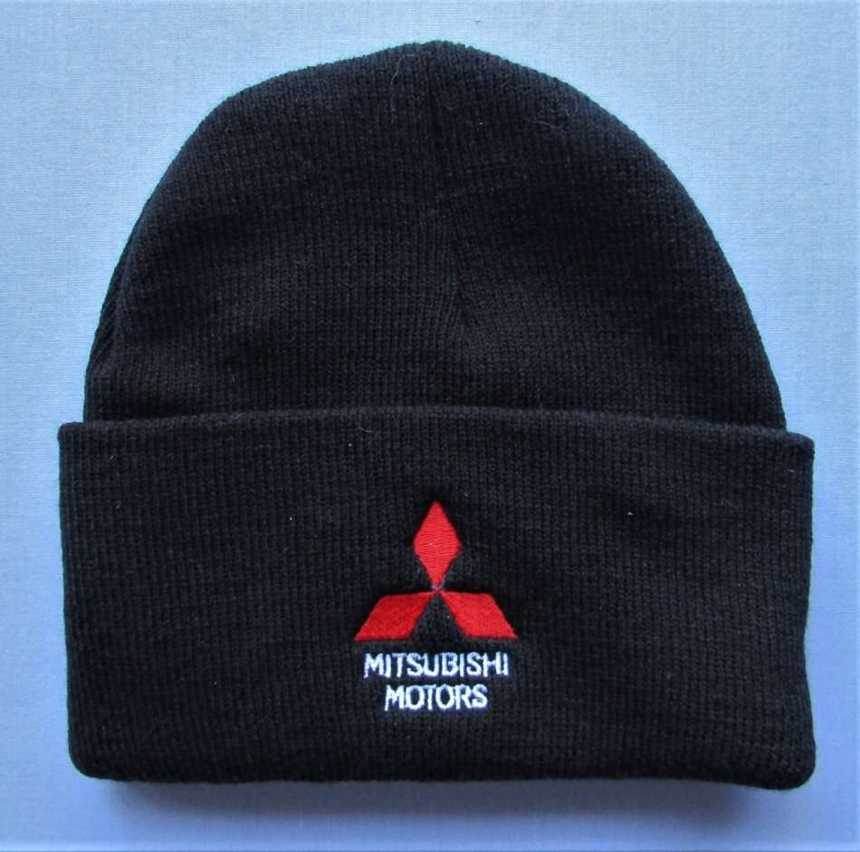 Mitsubishi Motors Black Beanie Cap