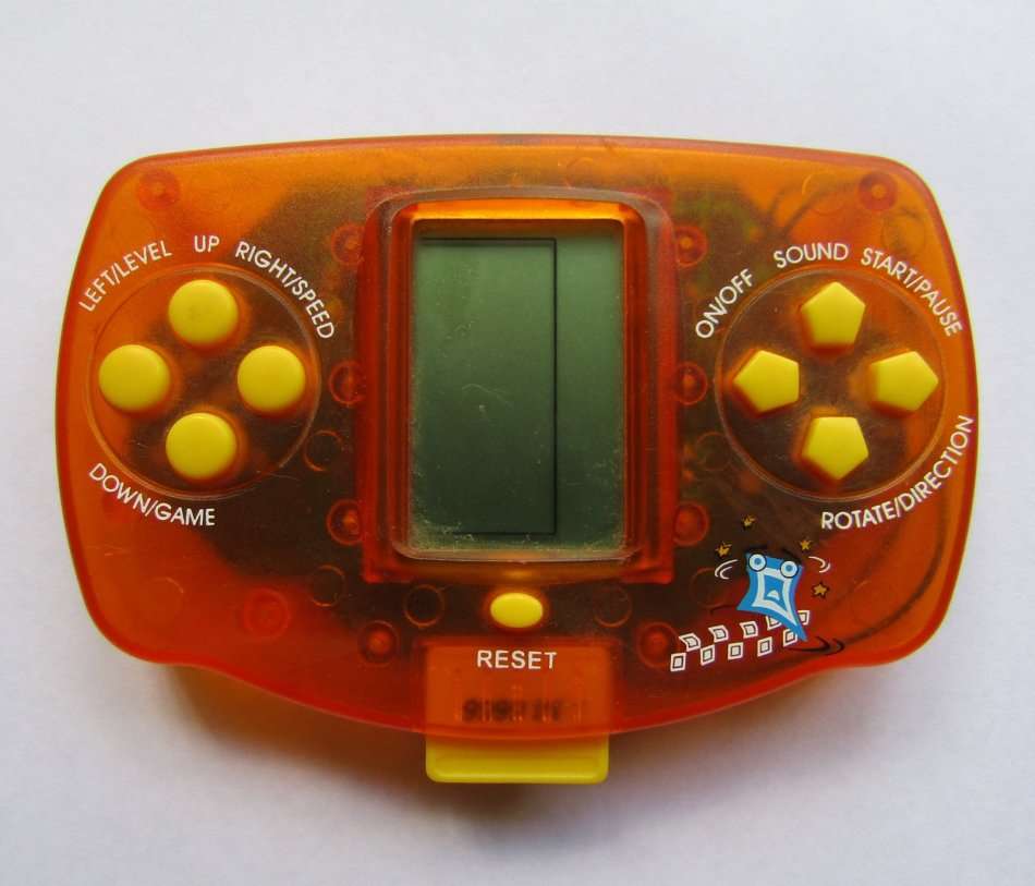 Vintage Orange Handheld Game
