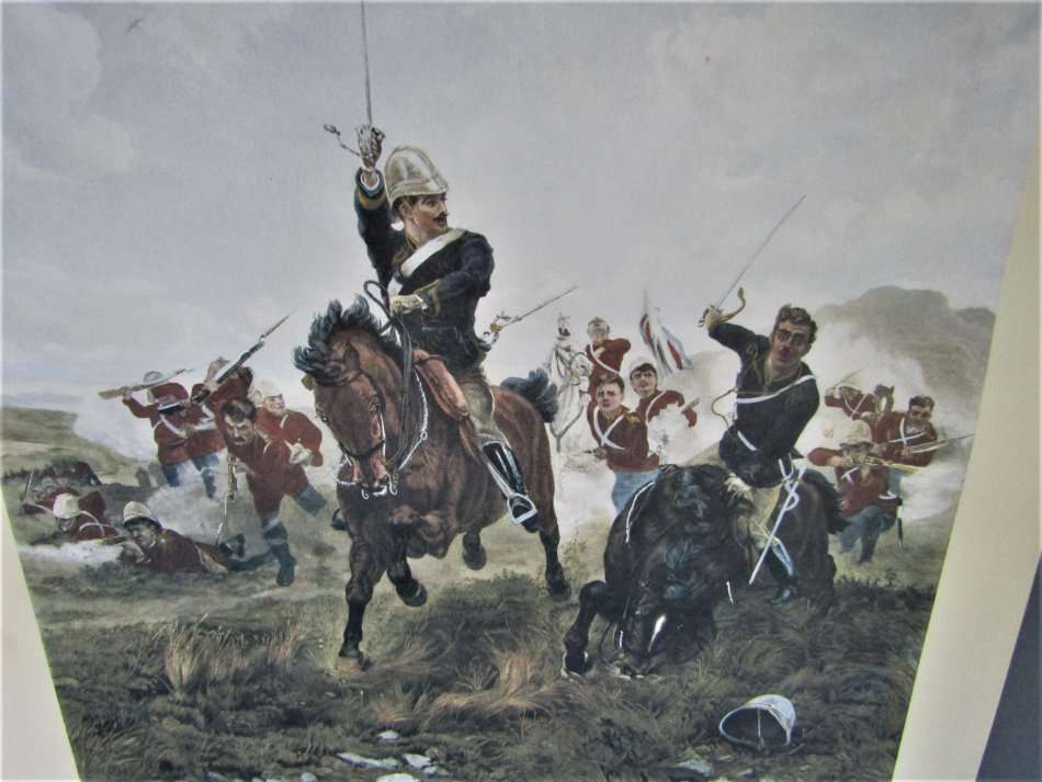 1881 Boer War Battle of Laing's Nek - Limited Edition Fine Art Printing (1981)