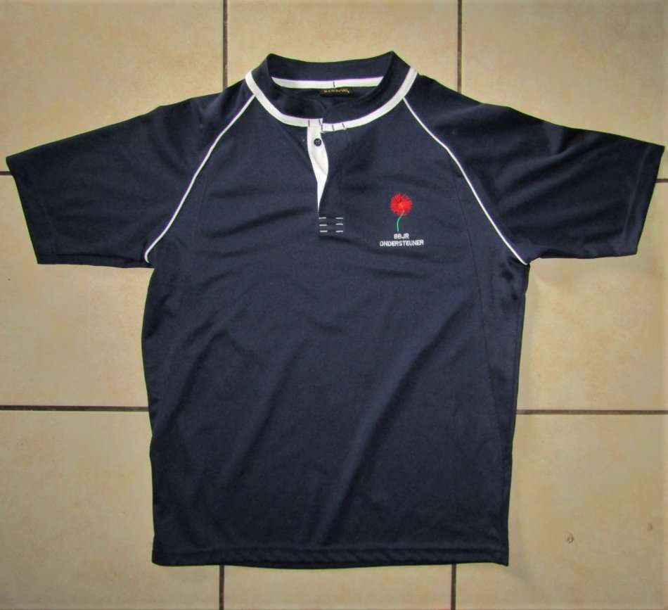 Old Blou Bulle Junior Rugby Ondersteuner Jersey