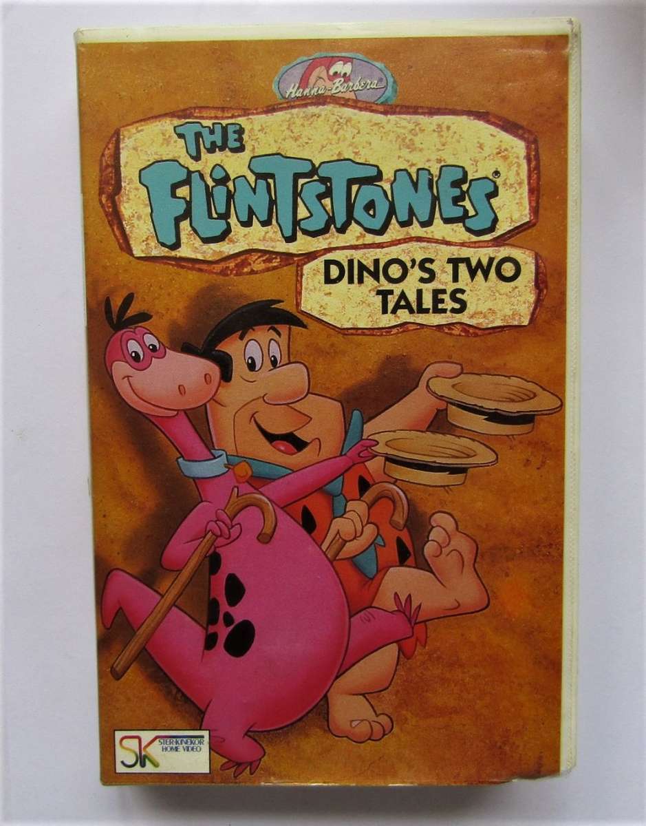The Flintstones - Dino`s Two Tales - VHS Video Tape (1994)
