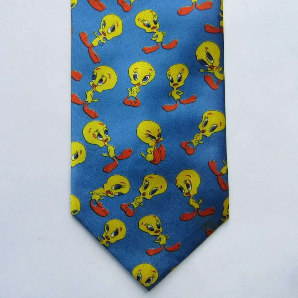 Old Looney Tunes Tweety Neck Tie