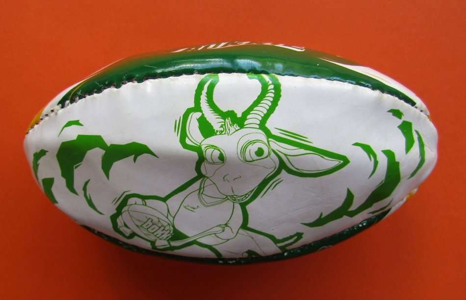 Old Miniature Bokkie Rugby Ball