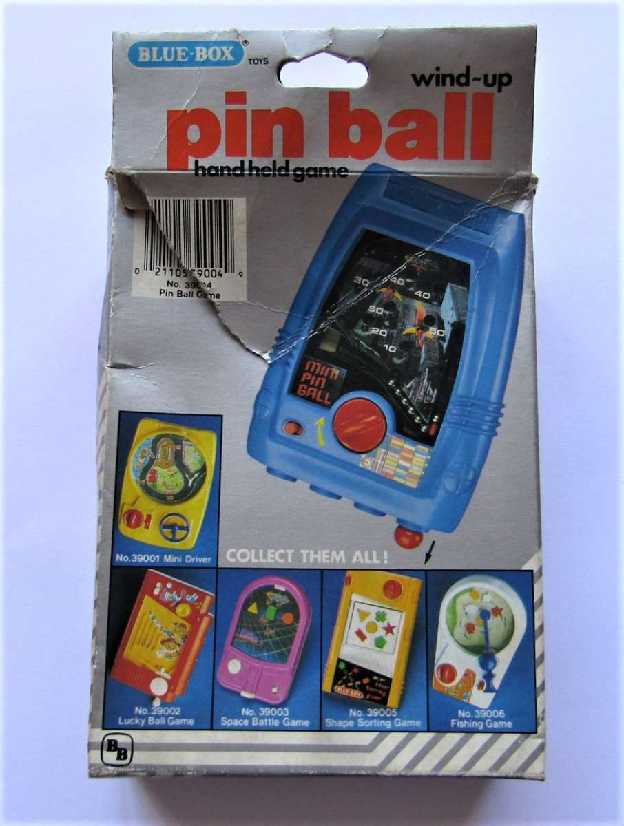80's Pin Ball Wind Up Hand Held Game