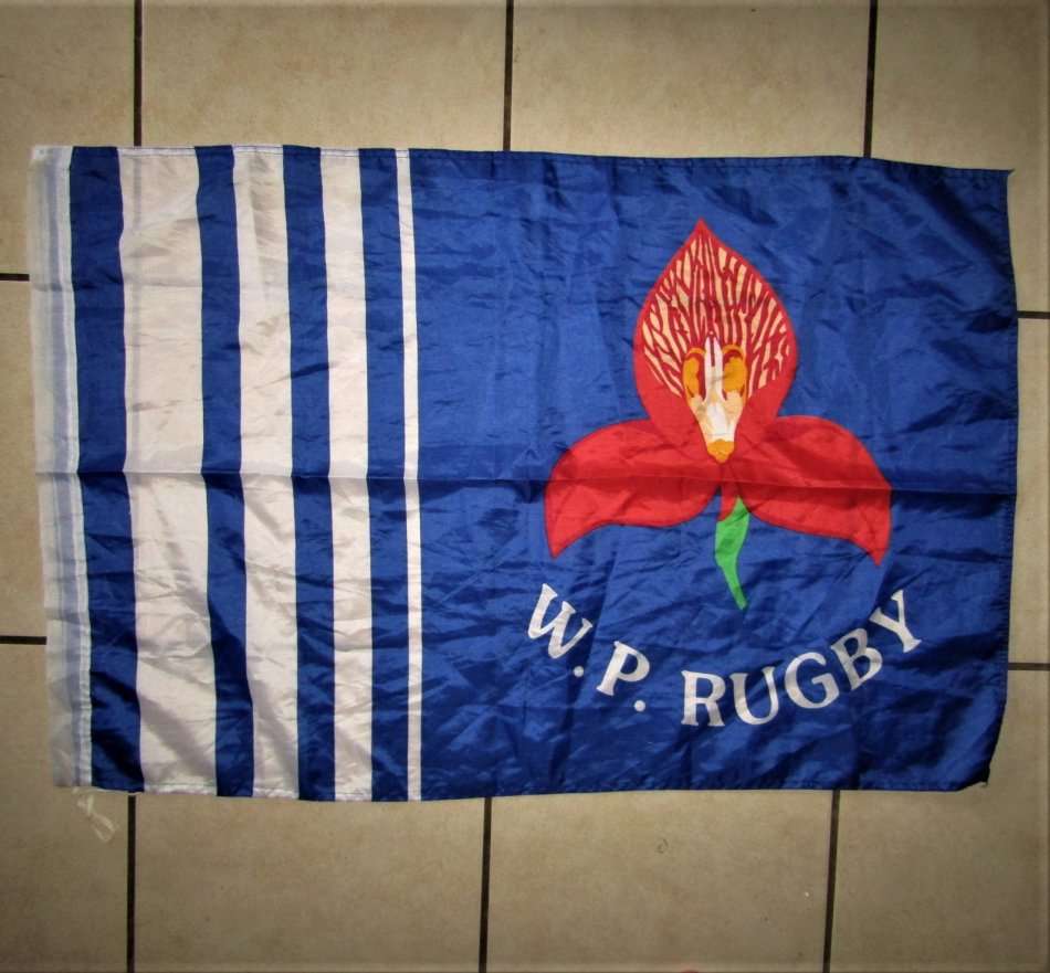 Old WP Western Province Rugby Flag