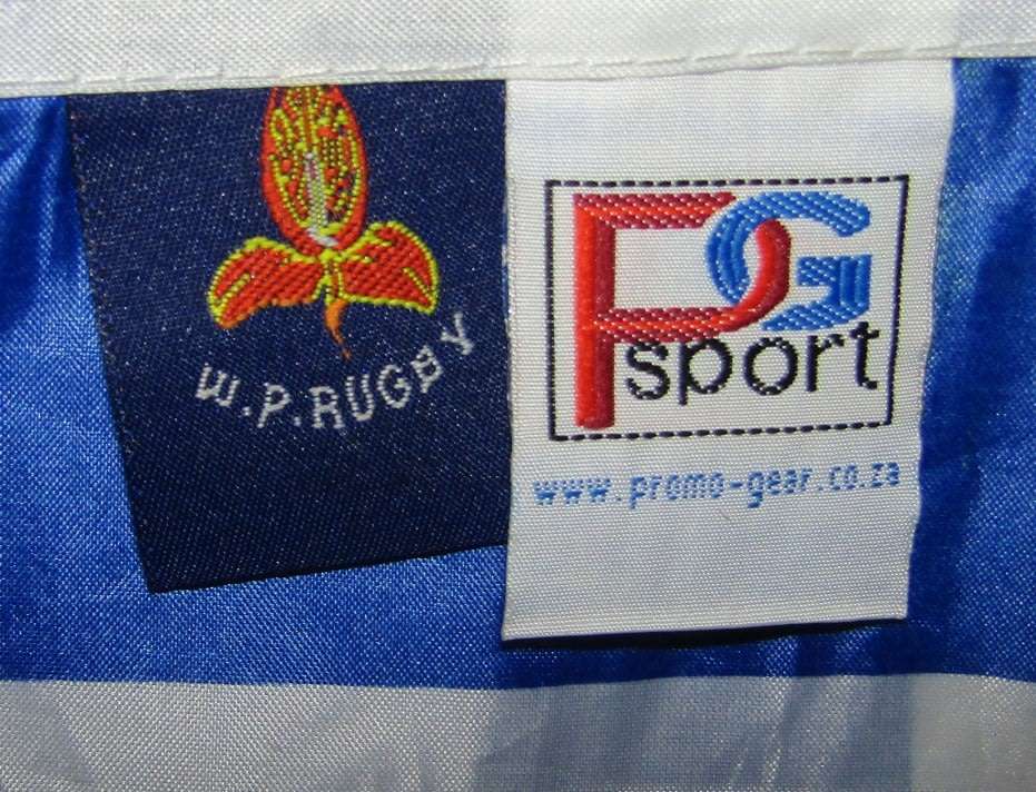 Old WP Western Province Rugby Flag
