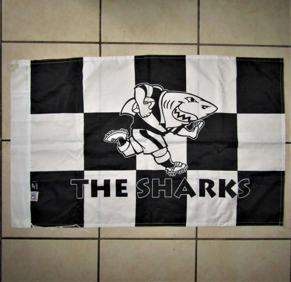 Old Sharks Rugby Flag