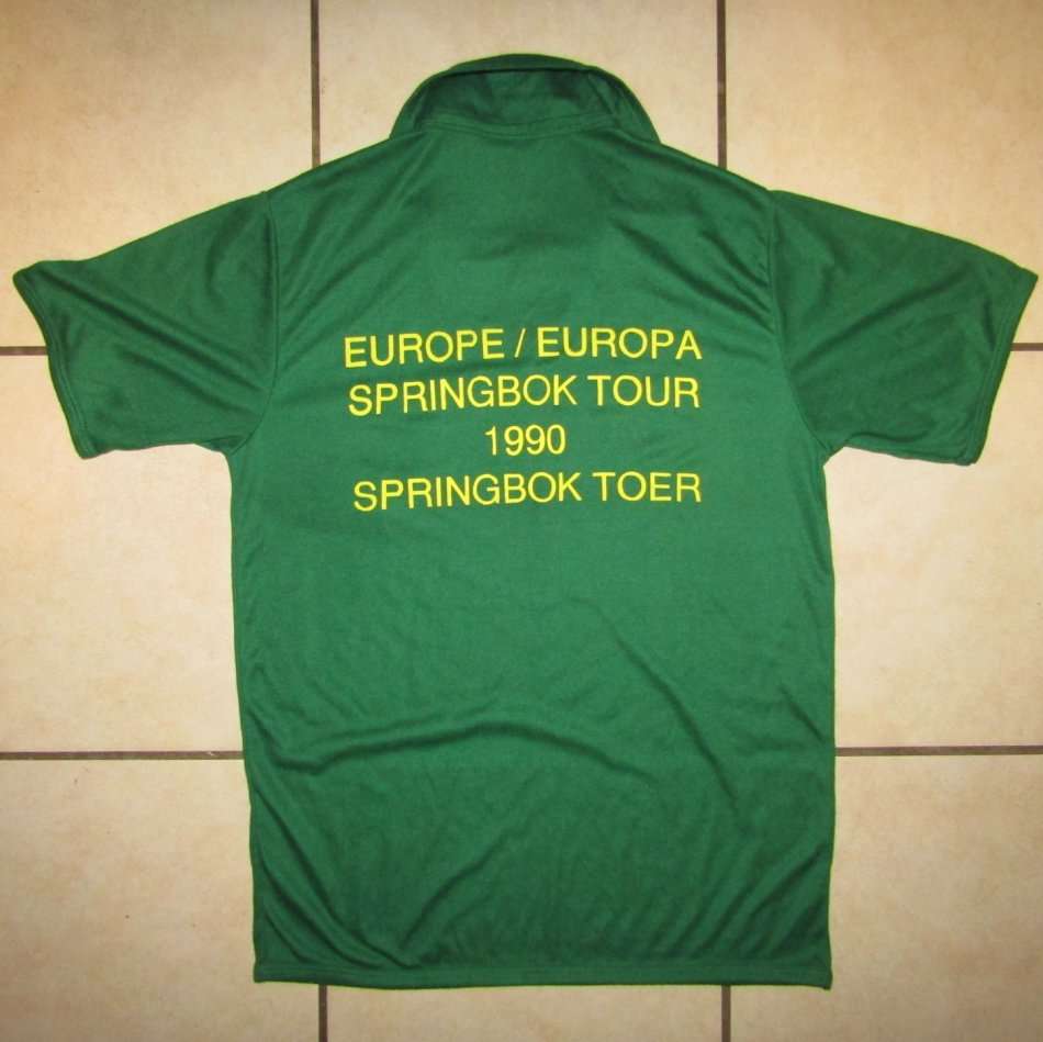 1990 Europe Springbok Tour Rugby Shirt