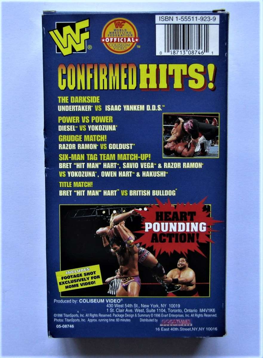 1996 WWF - Confirmed Hits - Wrestling VHS Video Tape