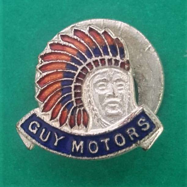 Vintage Guy Motors Buttonhole Badge