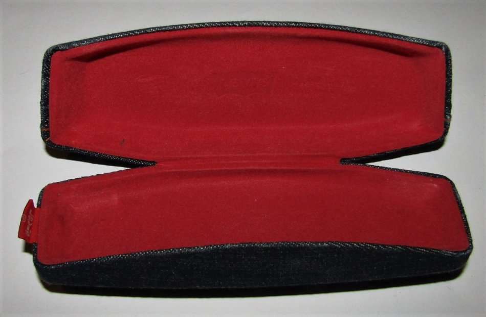 Vintage Levis Blue Denim Sunglasses Case