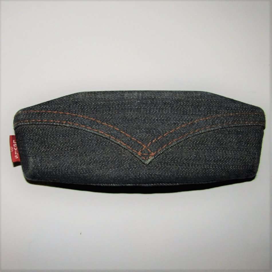 Vintage Levis Blue Denim Sunglasses Case