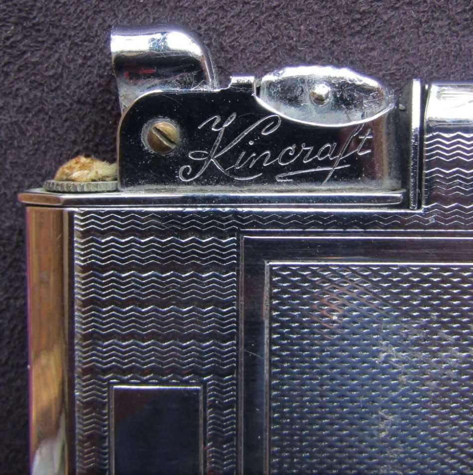 Vintage Kincraft Made in England Cigarette Case With Lighter