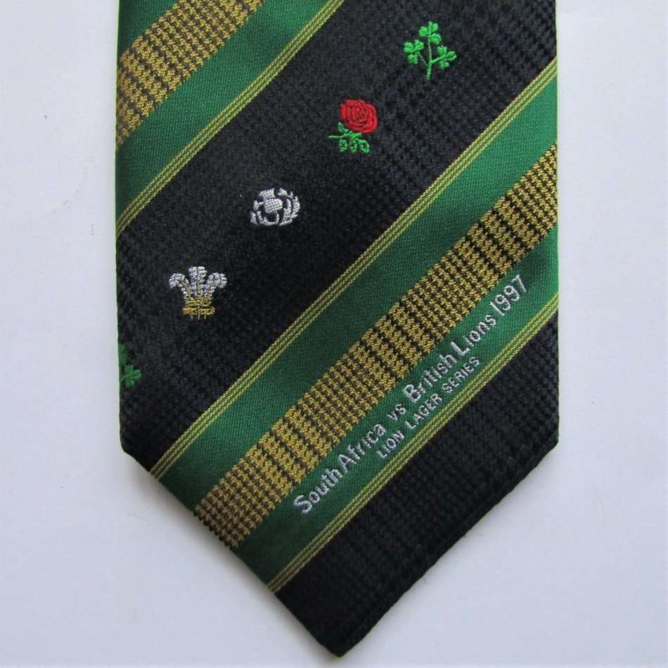 1997 South Africa vs British Lions Rugby Neck Tie