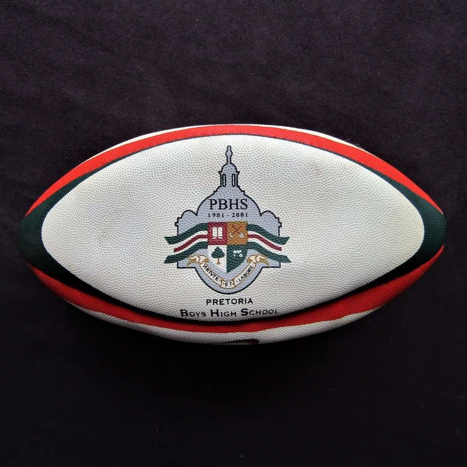 1901-2001 Pretoria Boys High School Gilbert Rugby Ball