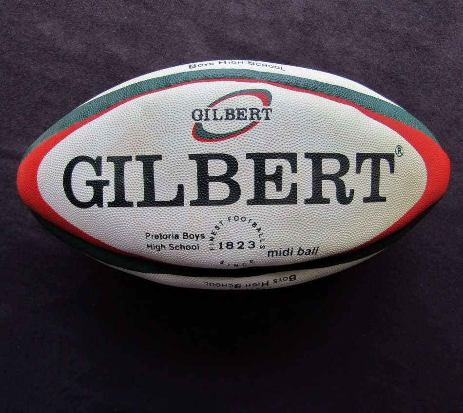 1901-2001 Pretoria Boys High School Gilbert Rugby Ball