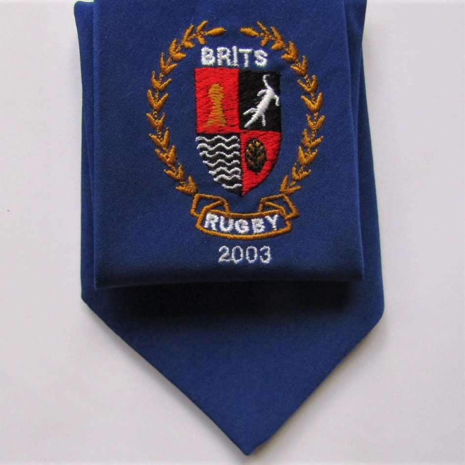 2003 Brits Rugby Neck Tie