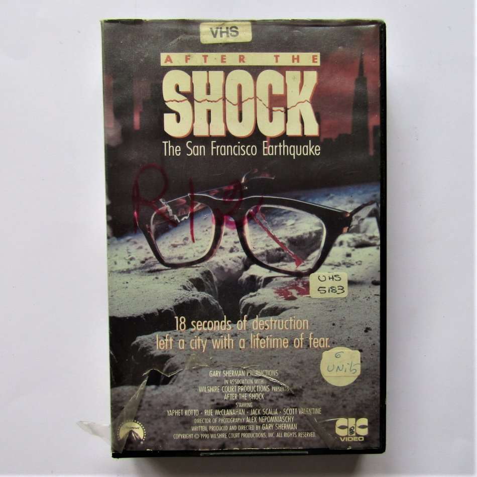 After the Shock - Earthquake Disaster VHS Video Tape (1990)