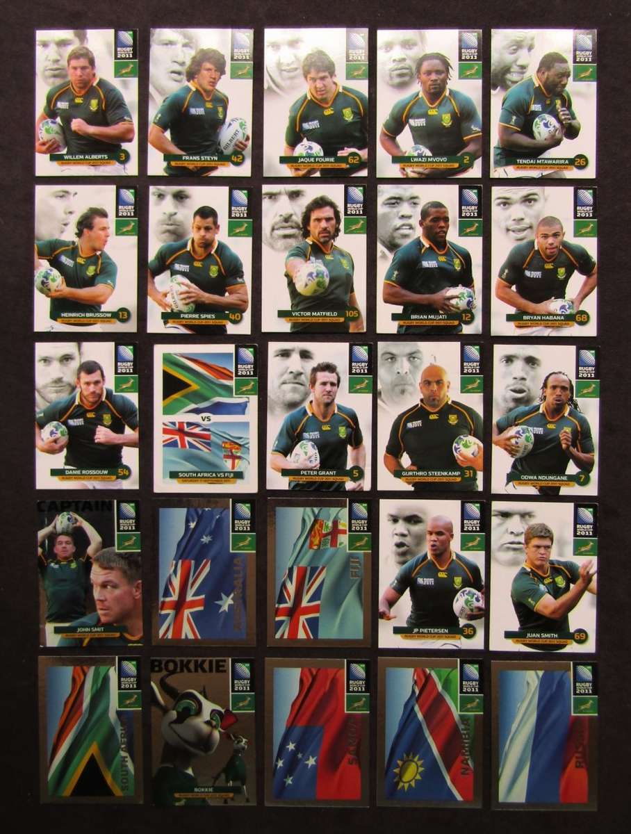 2011 Rugby World Cup Trading Cards