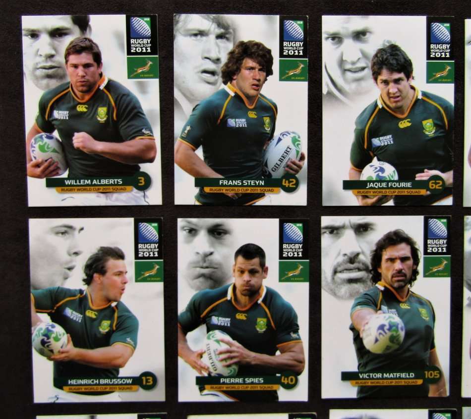 2011 Rugby World Cup Trading Cards