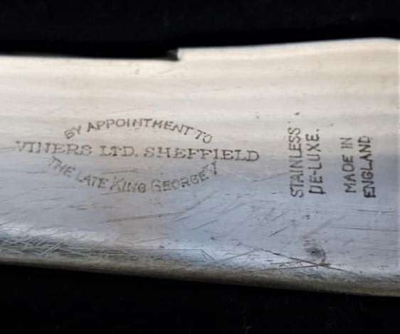 Vintage Sheffield England Carving Set in Case