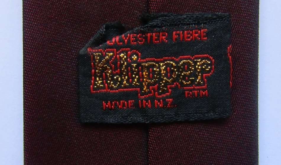 Old Made in New Zealand Rugby Neck Tie