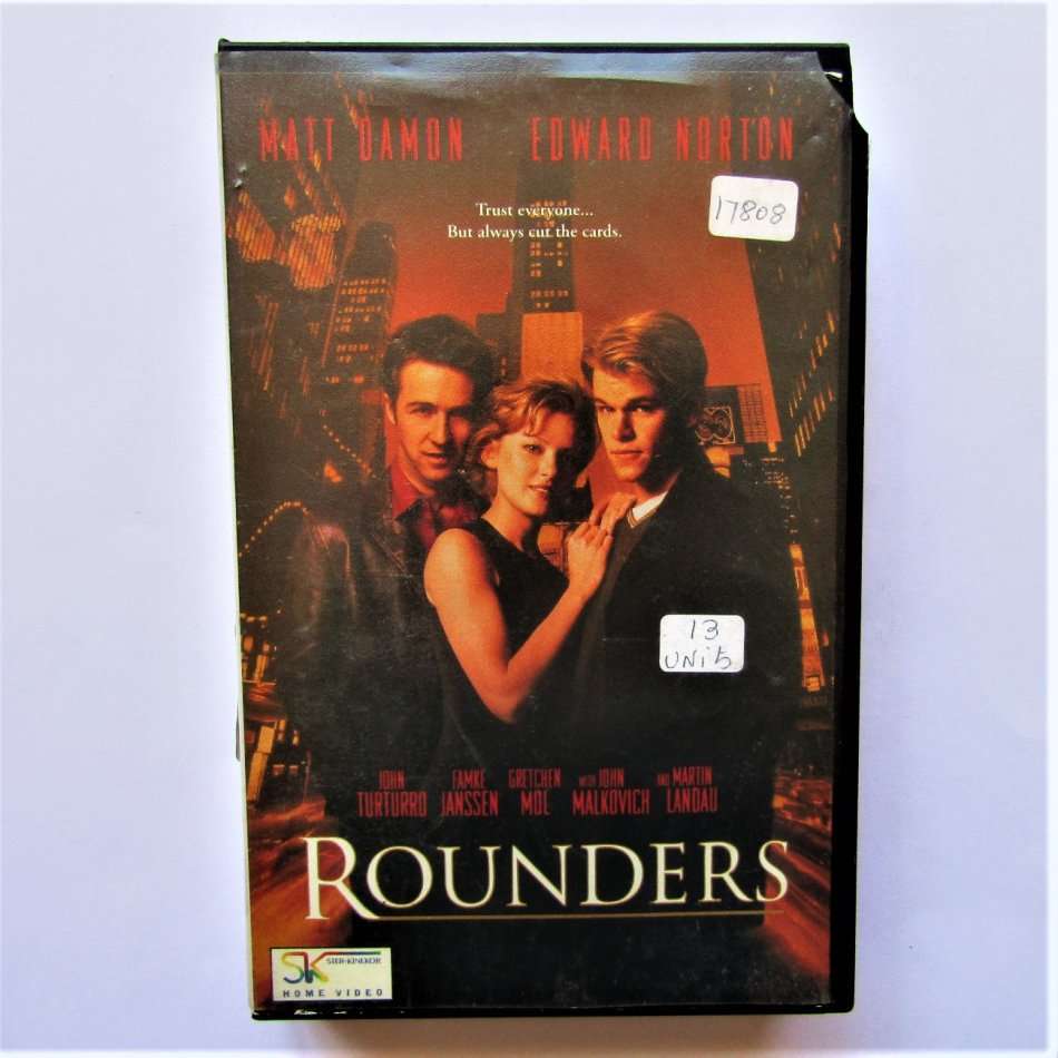 Rounders - Matt Damon - Poker Movie VHS Tape (1998)