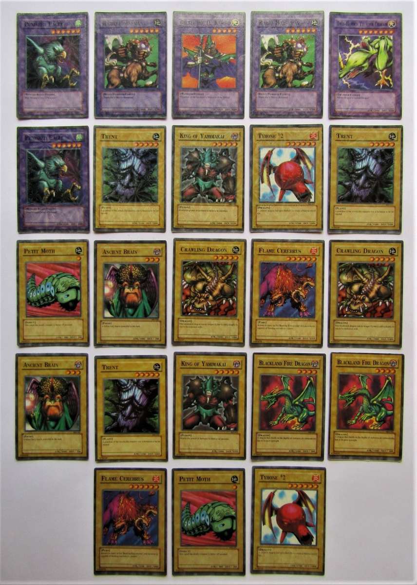 23 Old Yu-Gi-Oh! Konami Trading Cards