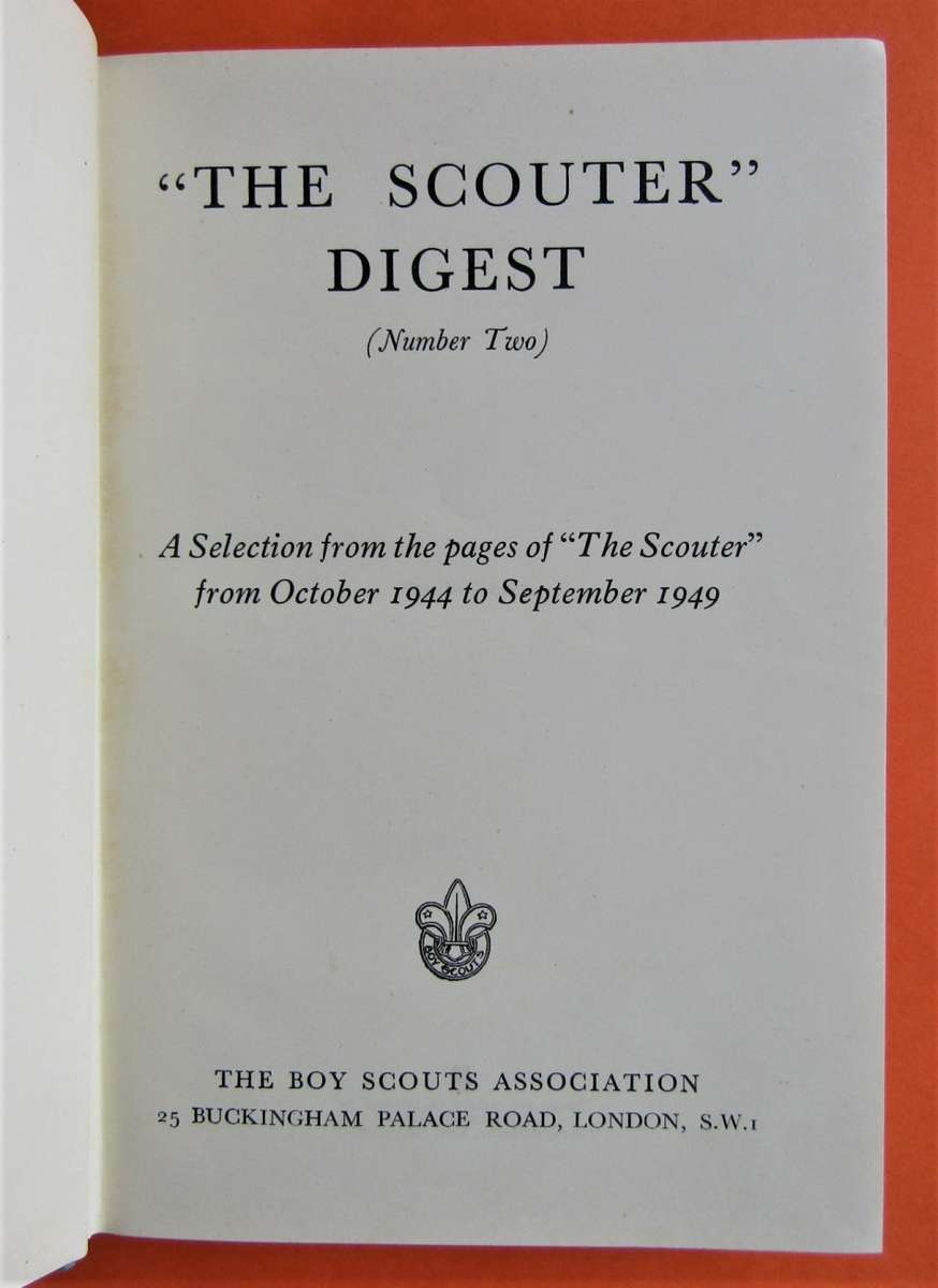 The Scouter Digest - Boy Scouts Book (1950)