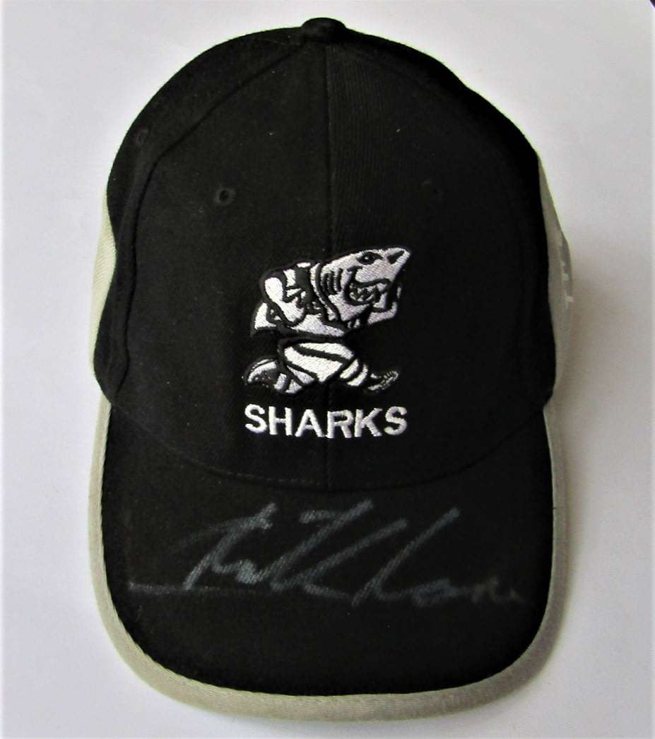 Old Sharks Super 12 Rugby Cap - Signed