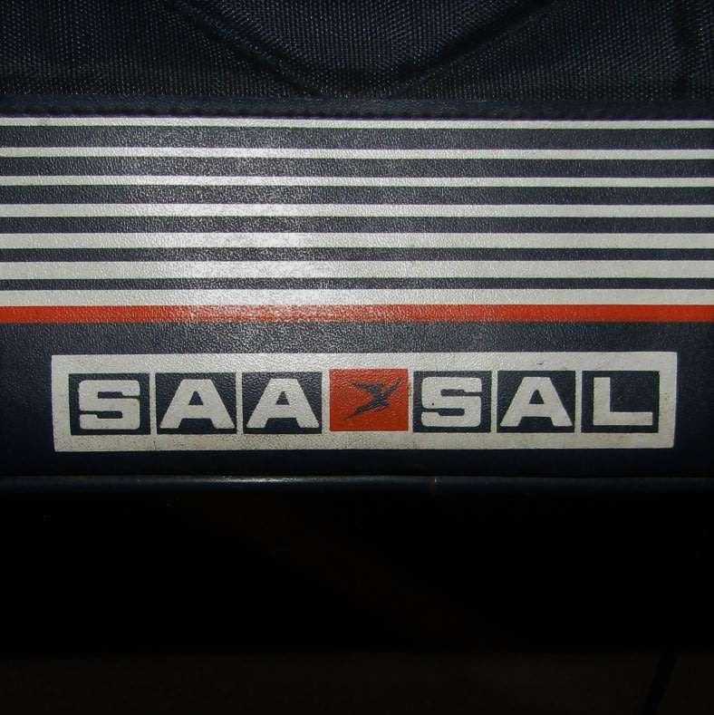 Old SAA Airways Flying Springbok Travel Case