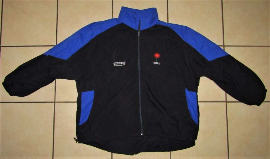 Old Blou Bulle Rugby Unie Tracksuit Jacket