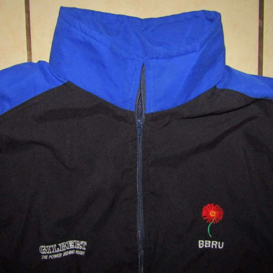 Old Blou Bulle Rugby Unie Tracksuit Jacket