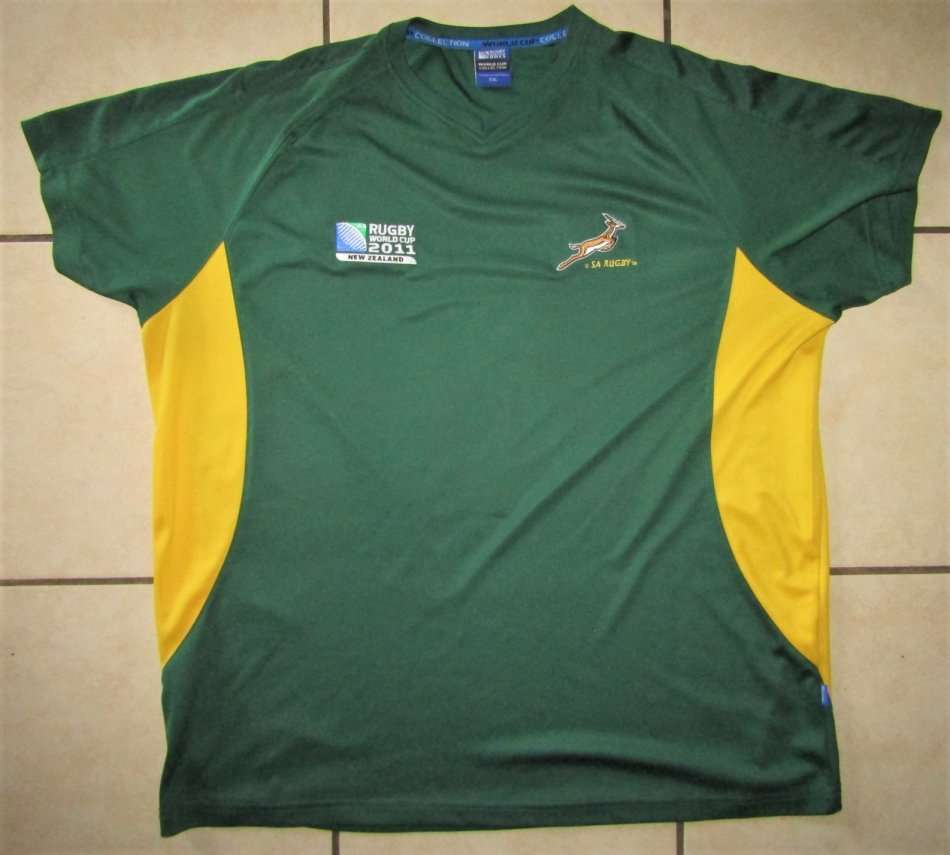 2011 World Cup Springbok Rugby Shirt