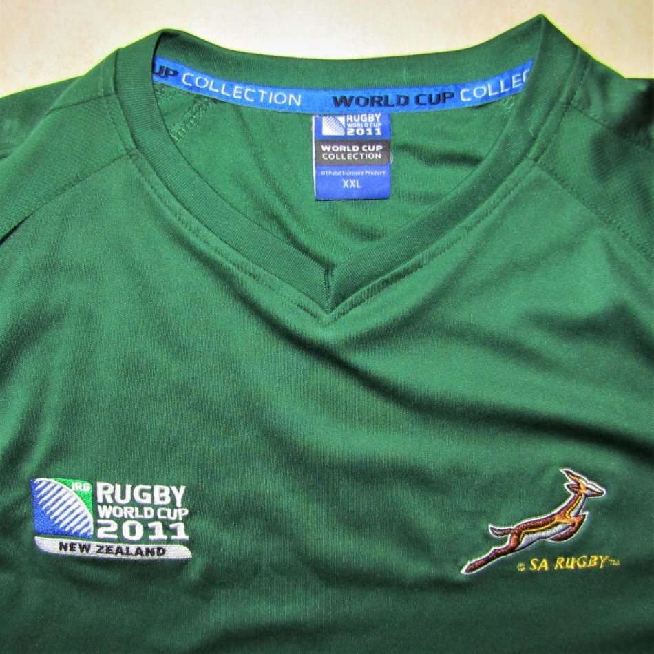 2011 World Cup Springbok Rugby Shirt