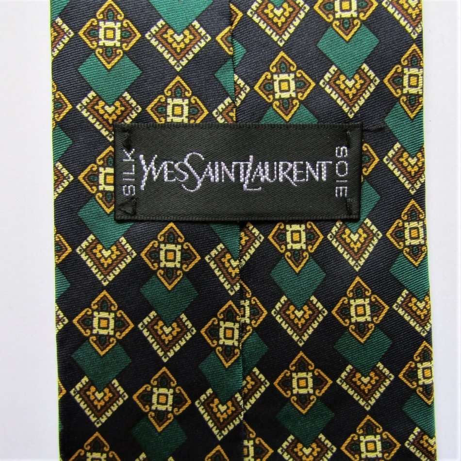 Yves Saint Laurent Designer Silk Neck Tie