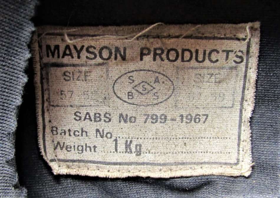 Vintage 1967 Mayson Motorcycle Helmtet
