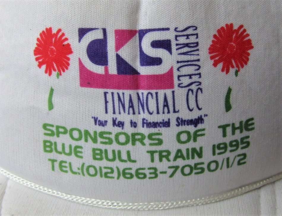 1995 Blue Bull Train Sponsor Rugby Cap